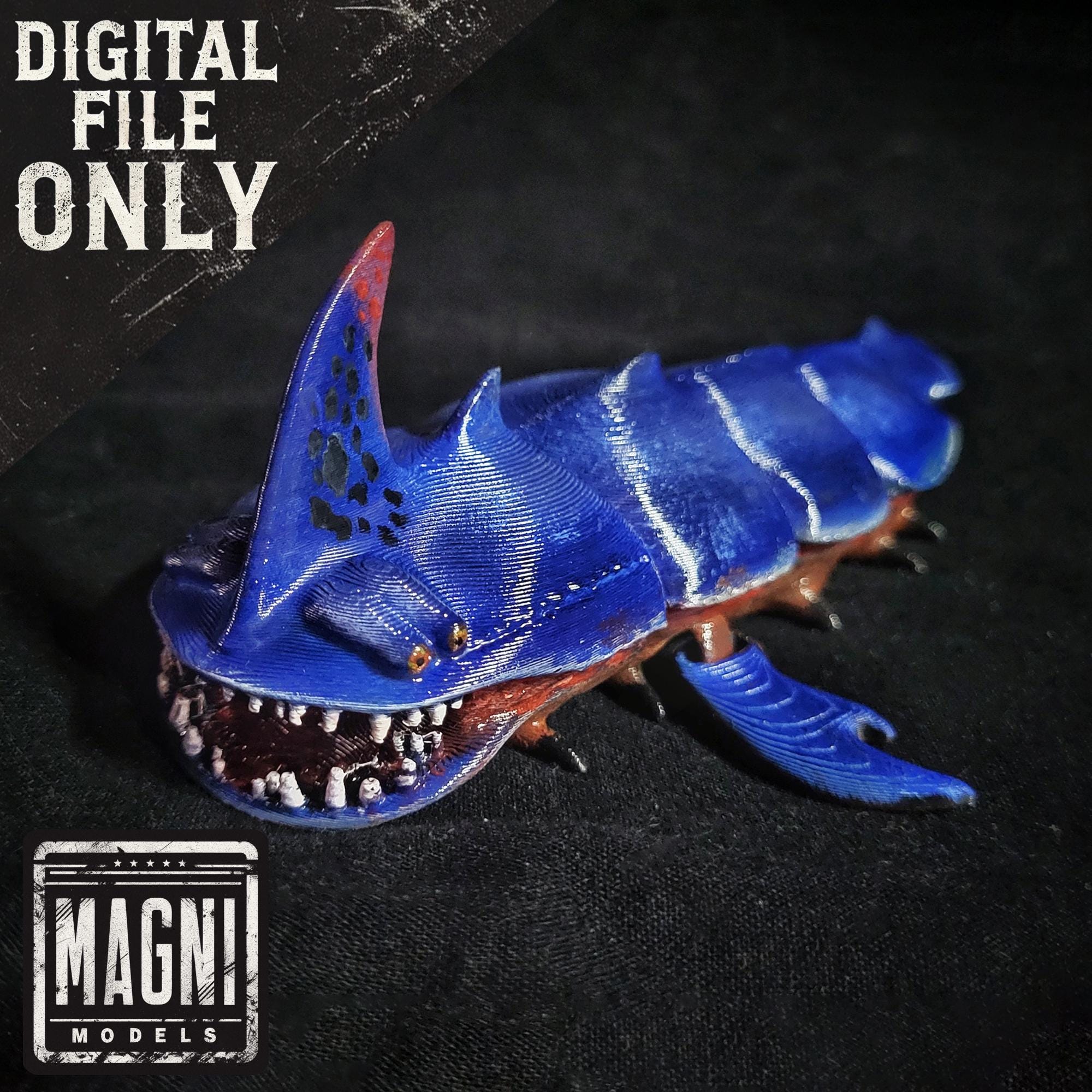 Articulated Sandshark STL Subnautica FOR 3D PRINTING Etsy