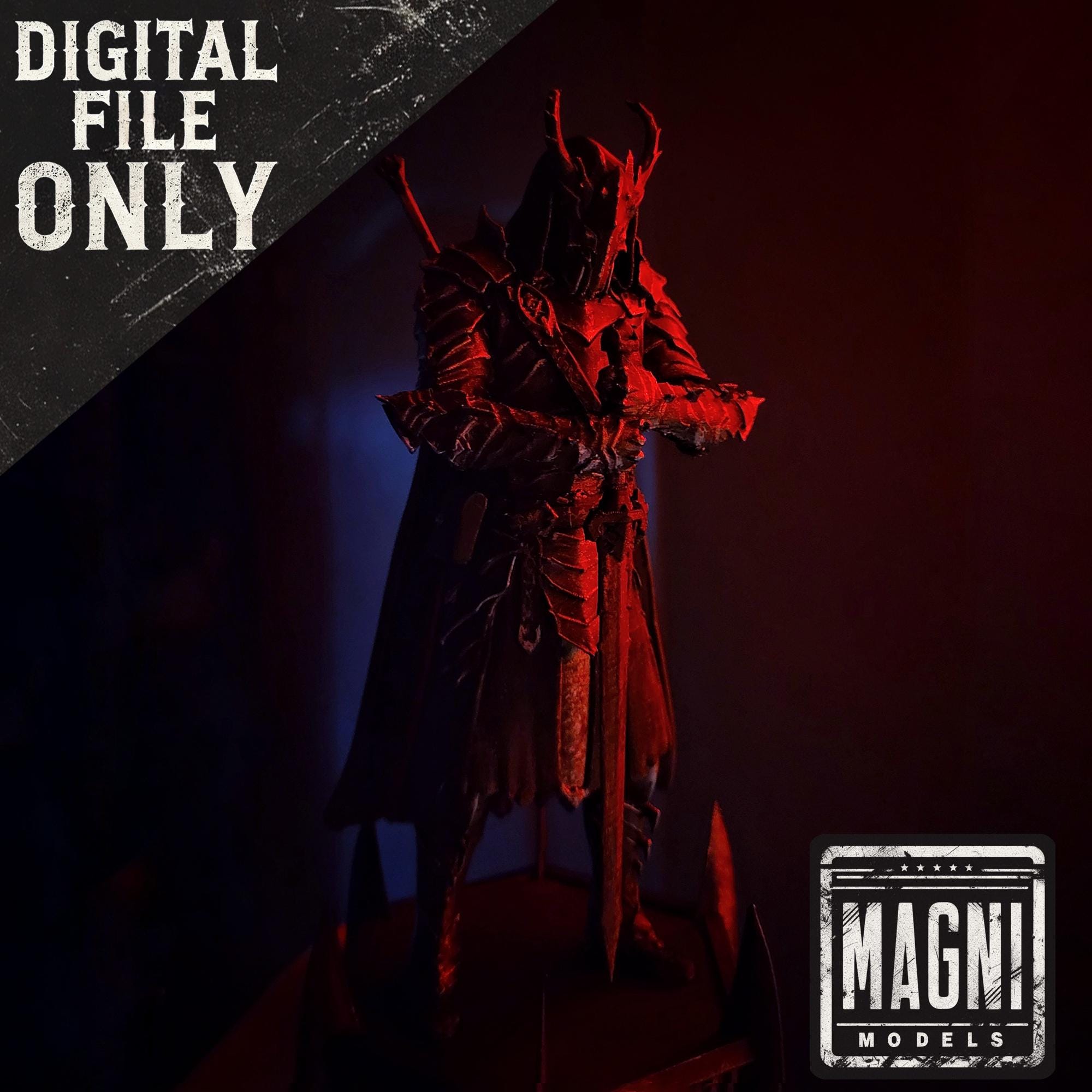 Dark Talion's Figure STL [FOR 3D PRINTING] - Etsy