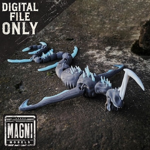 Articulated Silence Leviathan STL - Subnautica [FOR 3D PRINTING]