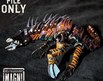 Articulated Cryptosuchus STL - Subnautica [FOR 3D PRINTING]