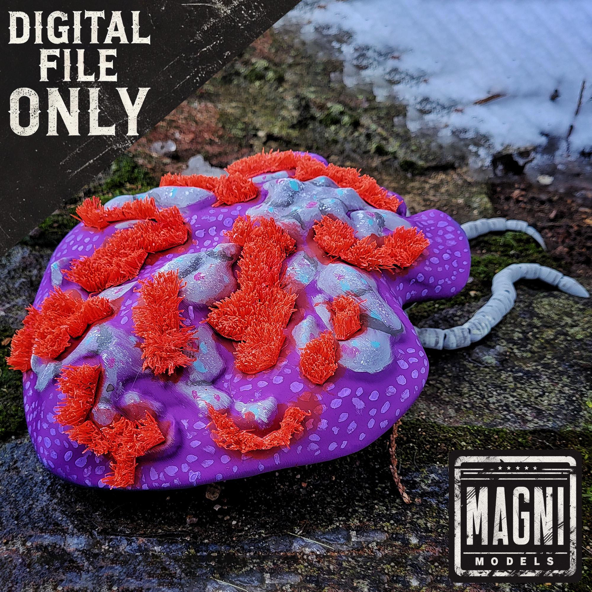 Articulated Reefback Leviathan STL - Subnautica [FOR 3D PRINTING