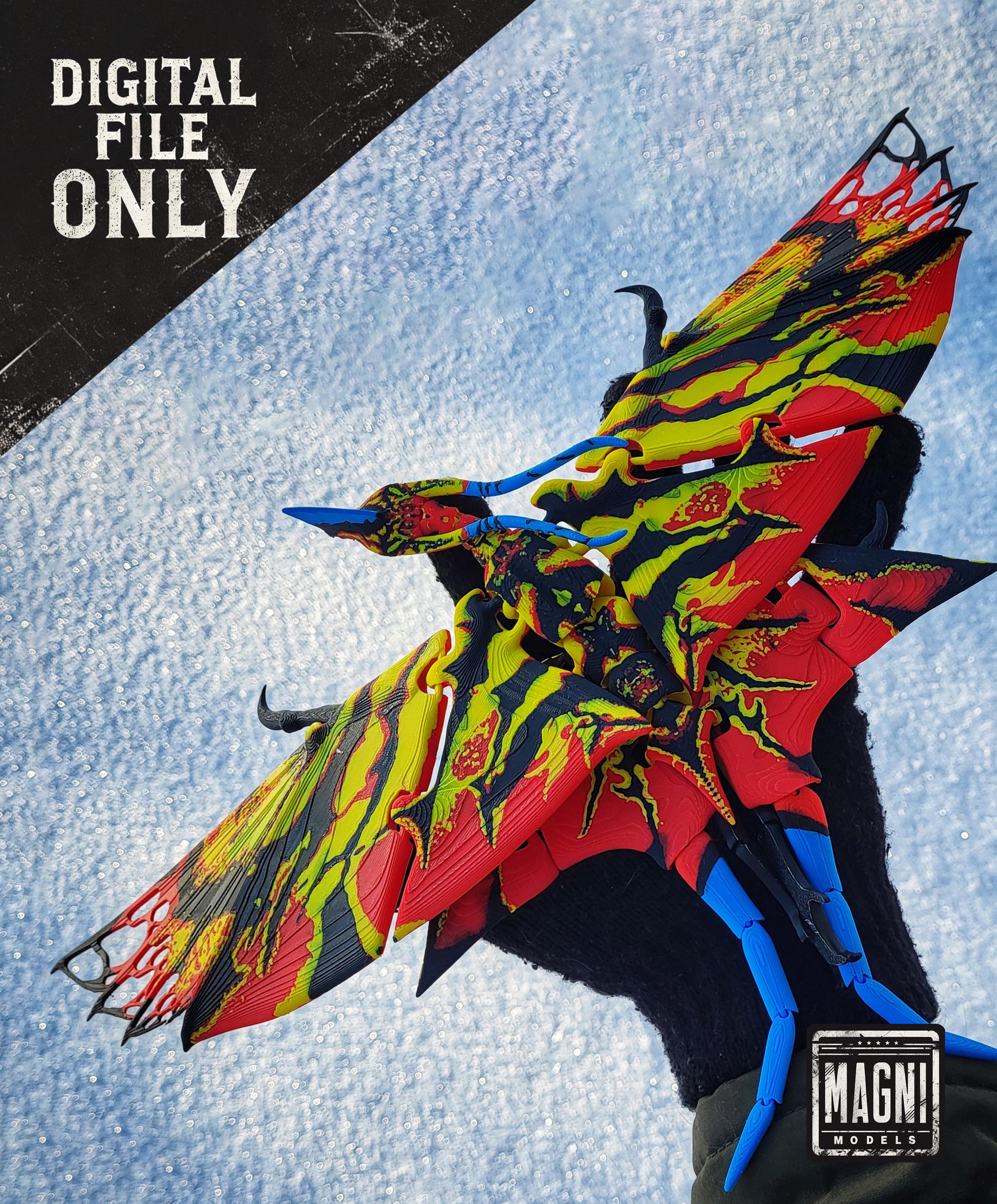 Articulated Great Leonopteryx / Toruk STL - Avatar [FOR 3D