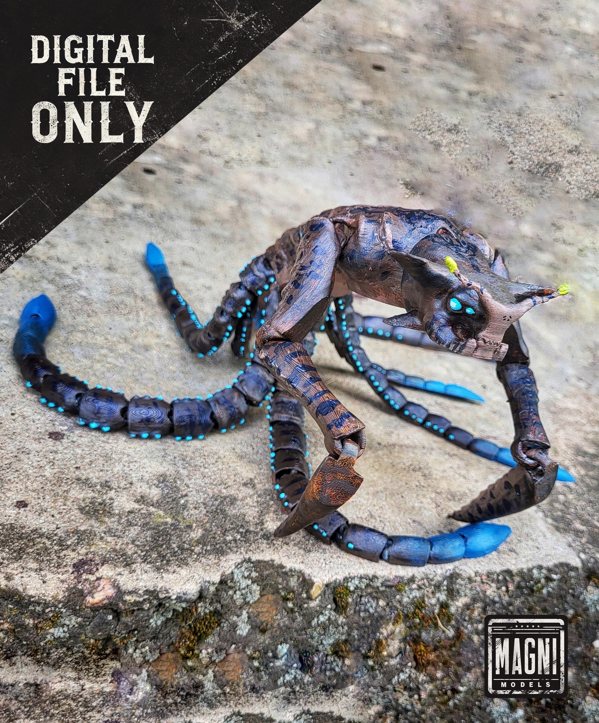 Buy Articulated Sea Emperor Leviathan STL - Subnautica [FOR 3D