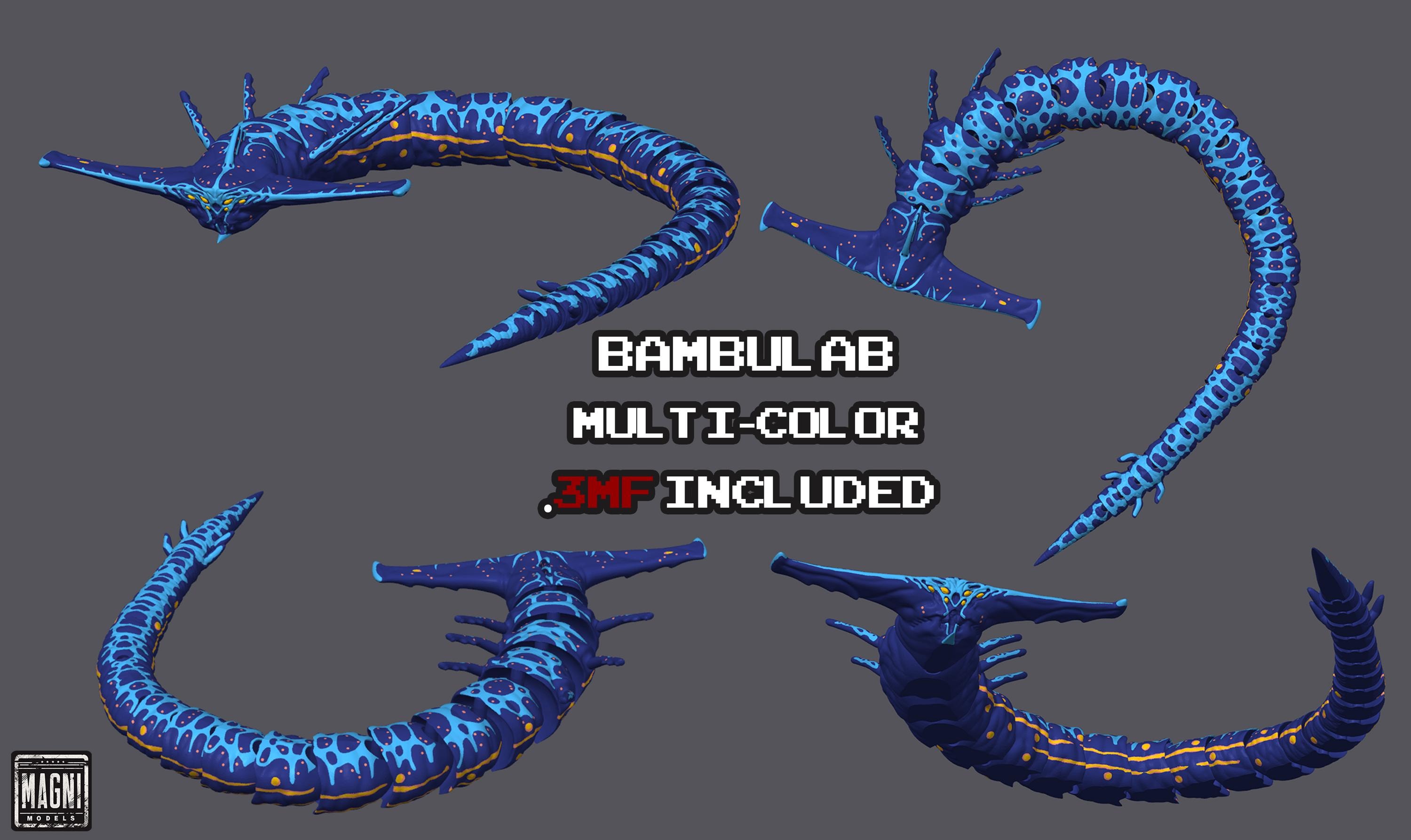 Articulated Ghost Leviathan STL - Subnautica [FOR 3D PRINTING