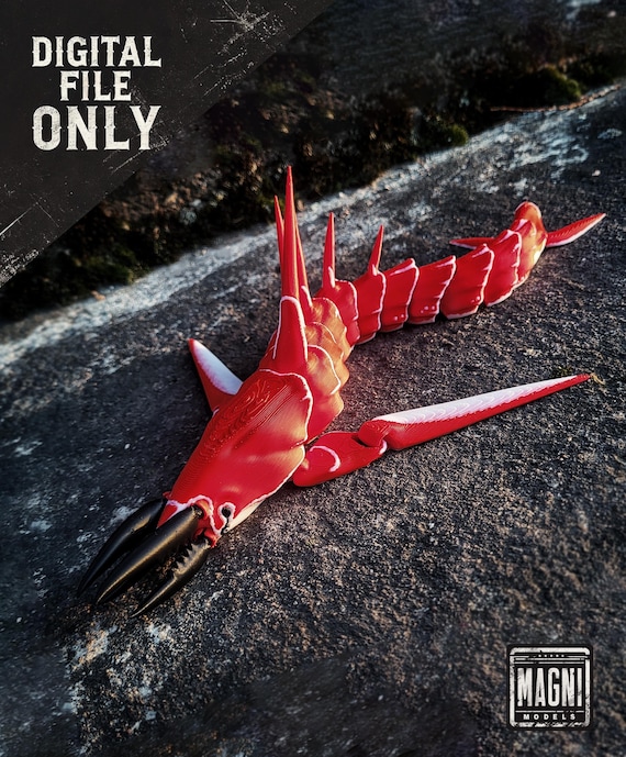 Articulated Chelicerate Leviathan STL - Subnautica: Below Zero