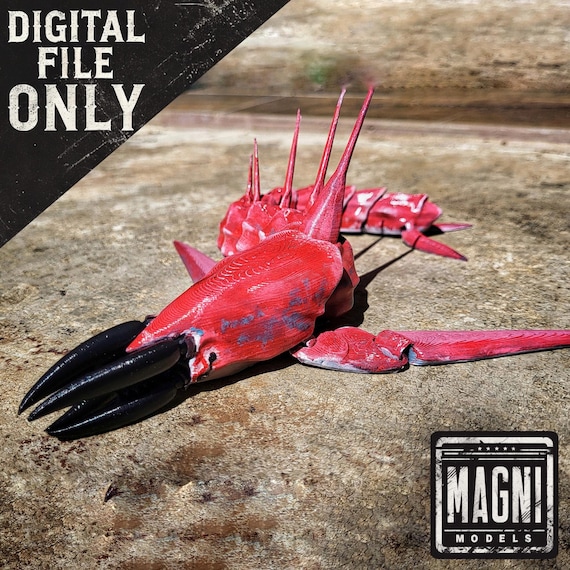 Articulated Chelicerate Leviathan STL - Subnautica: Below Zero