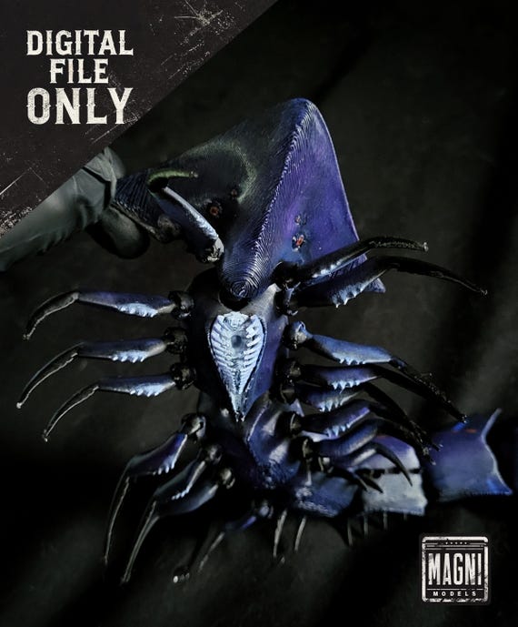 Articulated Shadow Leviathan STL - Subnautica [FOR 3D PRINTING] - Etsy