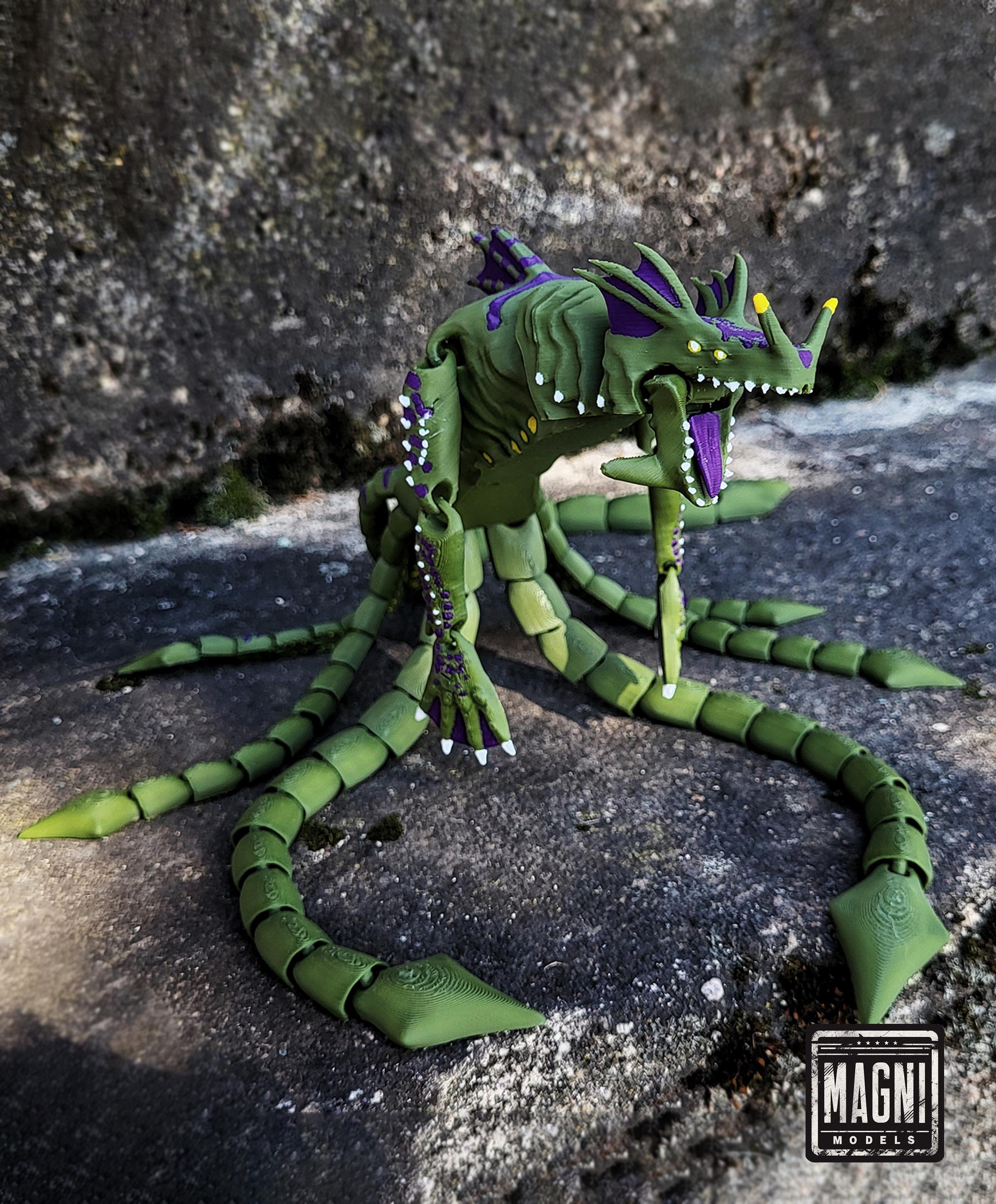 Articulated Sea Dragon Leviathan - Subnautica - Etsy