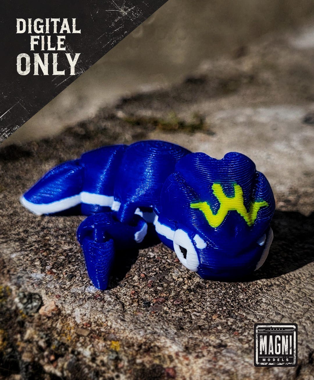 Articulated Baby Sea Monkey STL - Keychain - Subnautica [FOR 3D