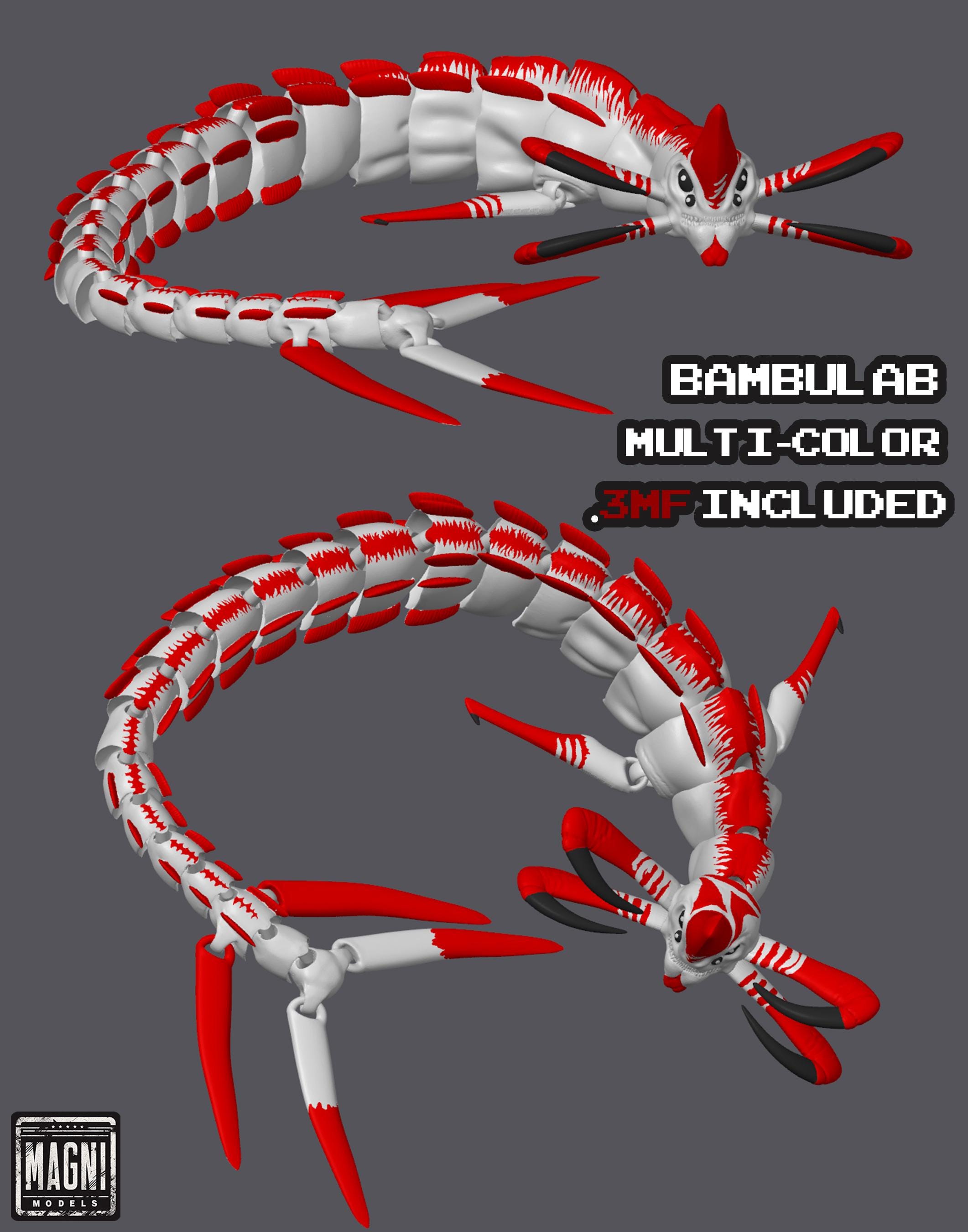 Articulated Reaper Leviathan STL - Subnautica [FOR 3D PRINTING