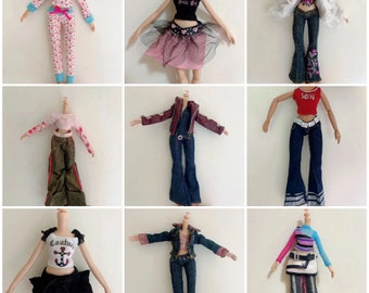 Bratz clothes SET full outfit dresses shirt jeans pyjamas clothes vintage clothes