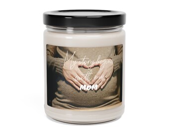 My story begins with my mom Scented Soy Candle, 9oz