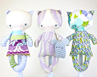 SALE Kitten Baby Doll PDF Pattern