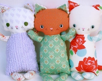 SALE Katie Kitten PDF Doll Pattern