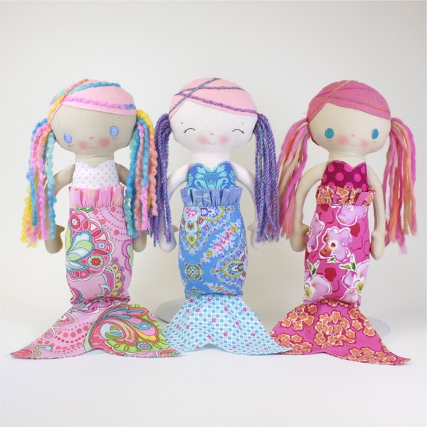 SALE MerMae Mermaid PDF Doll Pattern