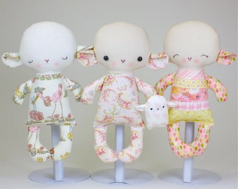 SALE Lamb Baby PDF Doll Pattern