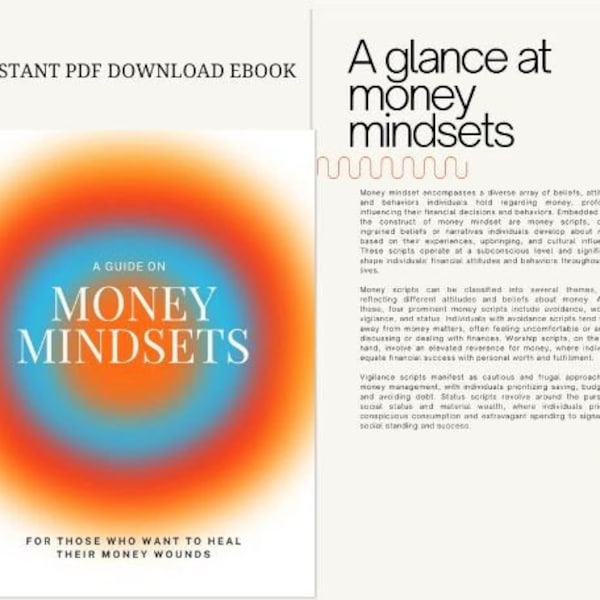 Money Mindset Ebook- Financial Therapy | Money Psychology | Healing | Improvement