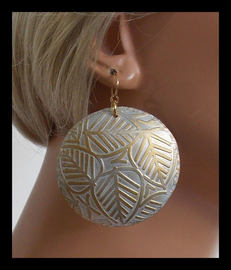 GOLDEN LEAVES Aluminum Gold Embossed Leaves Etsy