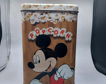 Vintage Mickey Popcorn Tin