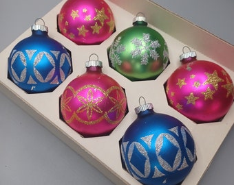 Christmas Ornaments - Shiny Brite - 6 - Stencil - Royal Hill Vintage