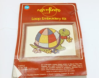 Turtle Embroidery Kit #7919