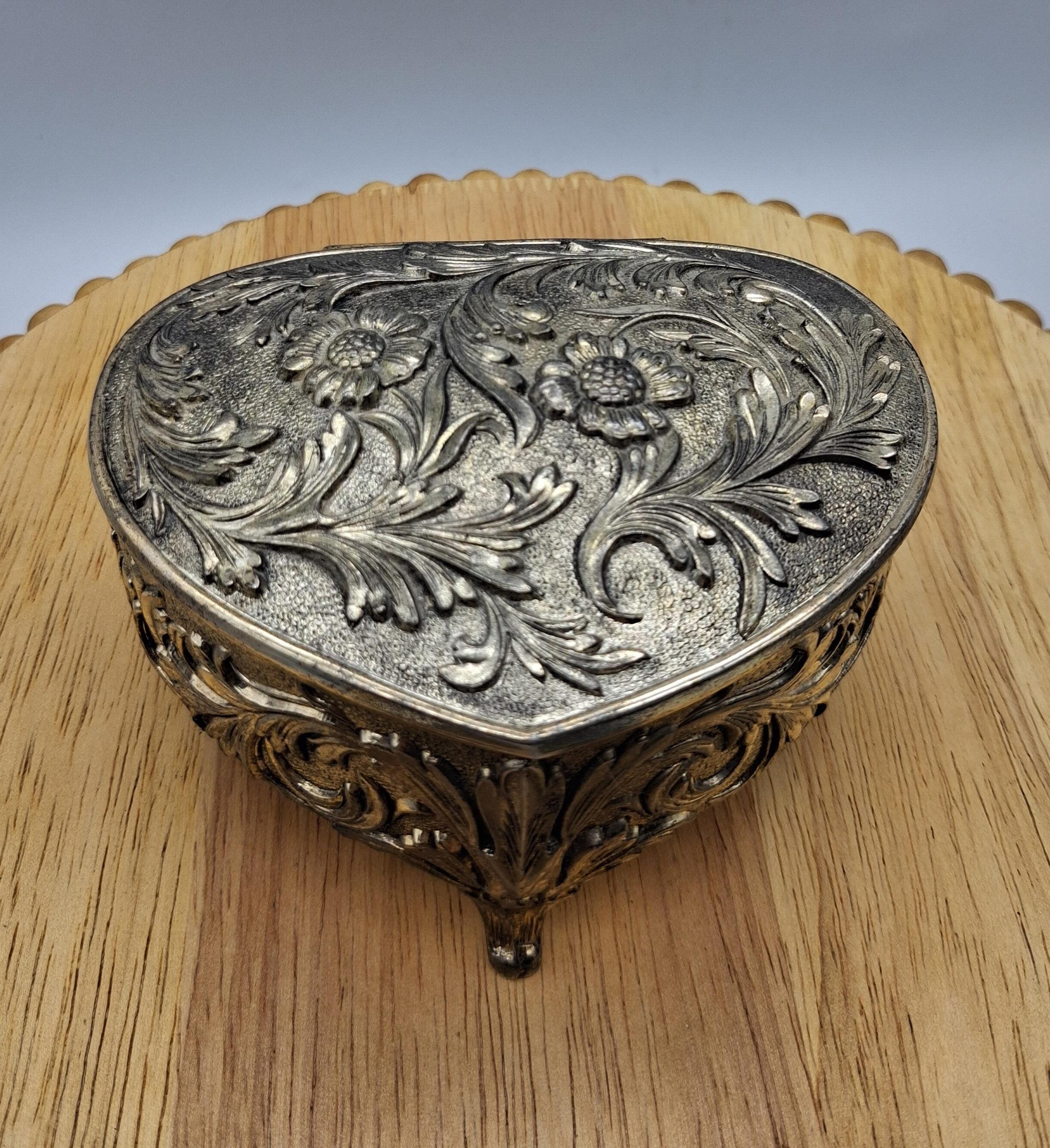 Antique Silver Box Made in Japan - Etsy