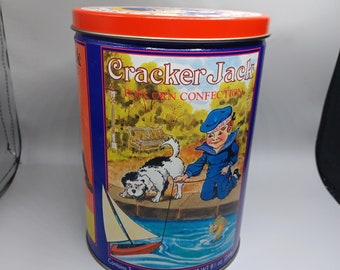 Vintage Cracker Jack Tin - Royalhillvintage