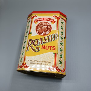 Radford&#39;s Roasted Nuts Tin England