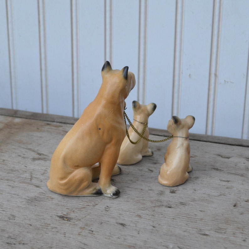 Dog Figurine Chained Japan Royal Hill Vintage image 3