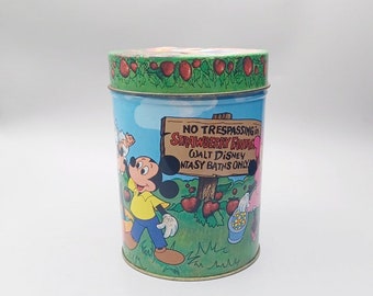 Vintage Disney Tin Mickey Bank Fantasyland