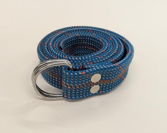 Reclaimed Rope Belt – Handmade Climbing Rope Belt, Eco Fashion Belt, Upcycled Outdoor Accessory - Handmade In UK