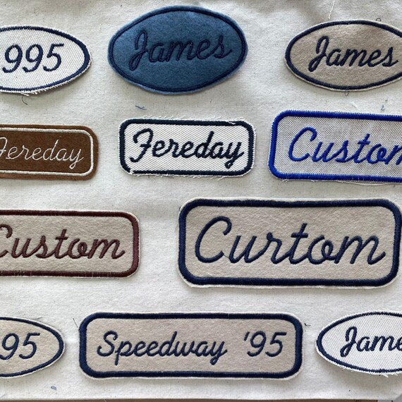 Rectangular Custom Embroidered Patches – Sew On Quality Badge – TWO PATCHES (Unbranded, Canada)