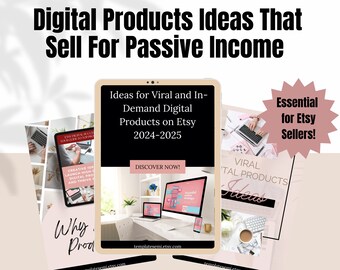 Digital Product Ideas eBook – Etsy Passive Income Guide (PDF)