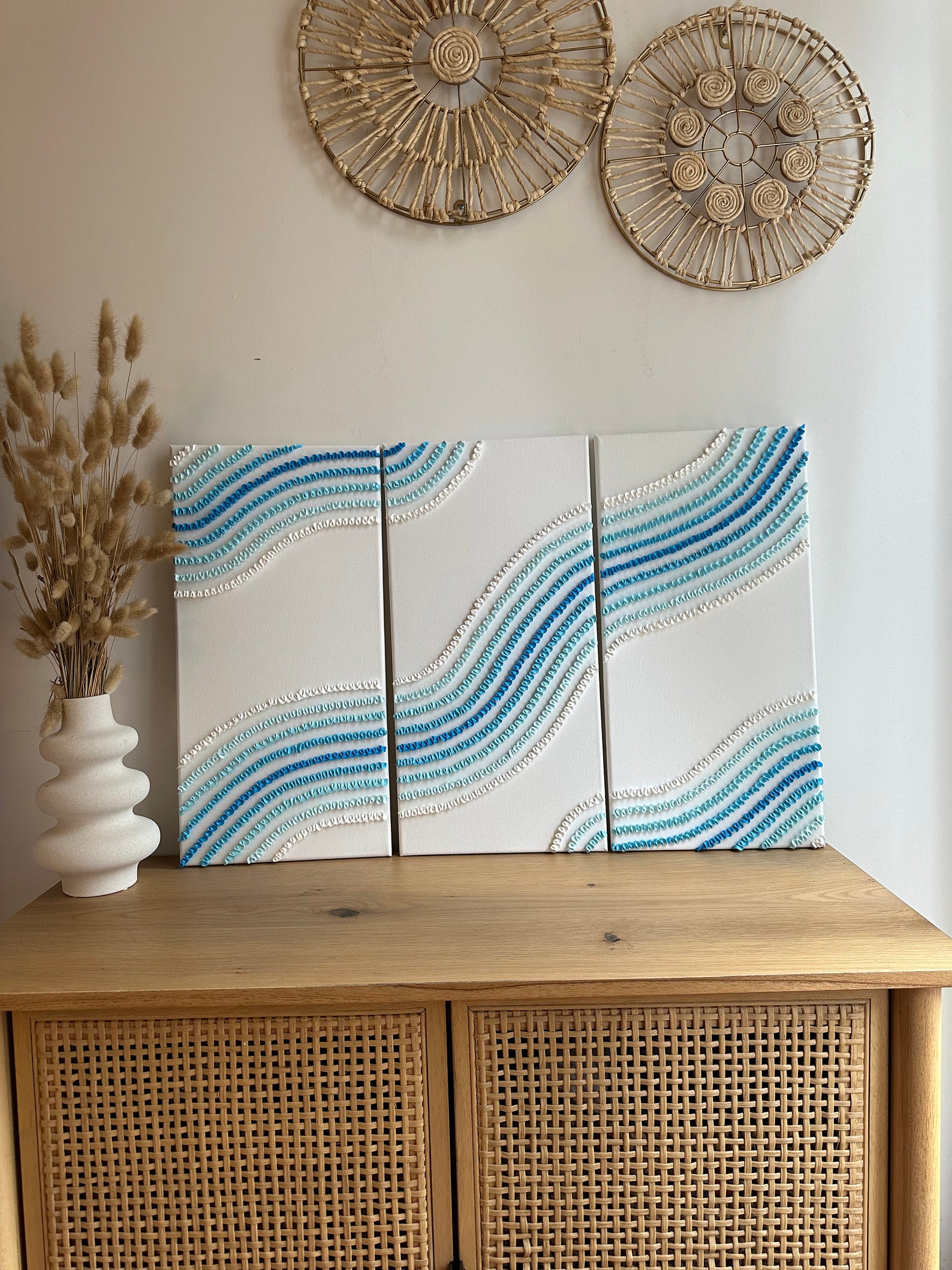 Stunning Textured Art For Bohemian Spaces image