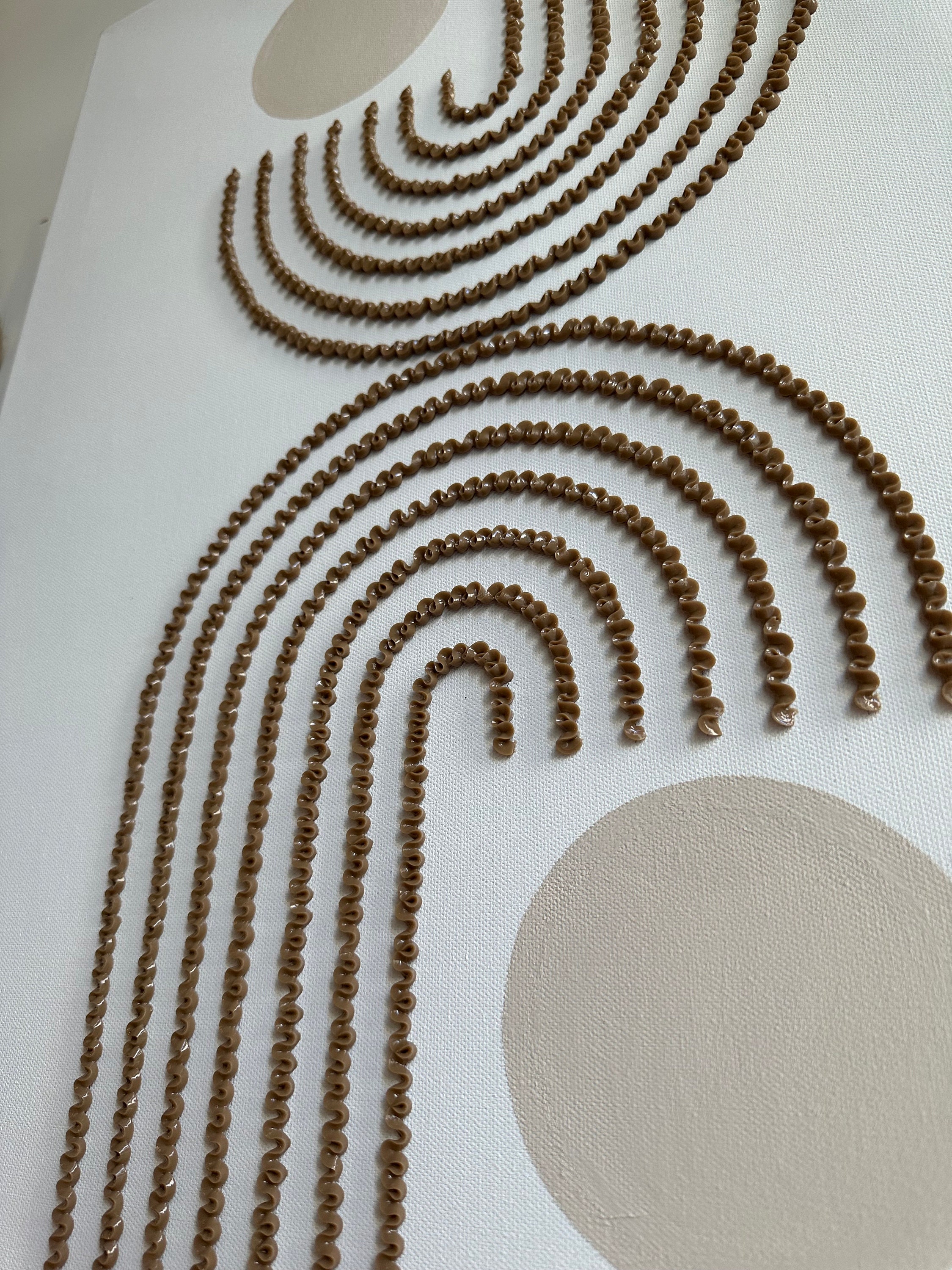Image showcasing Textured Wall Art, Boho Wall Art, Acrylic Painting, Wall Decor,textured ...