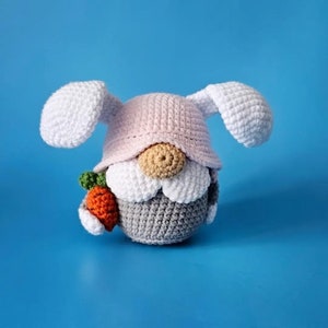 Crocheted Gnome/ Crocheted ready - made toy/Amigurumi/Handmade