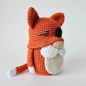 Crocheted Gnome/ Crocheted ready - made toy/Amigurumi/Handmade