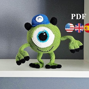 Amigurumi crochet pattern Monster. Monster amigurumi. Crochet Monster.