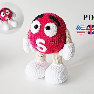 Amigurumi crochet pattern Candy. Candy amigurumi. Crochet Candy. Candy crocheting.