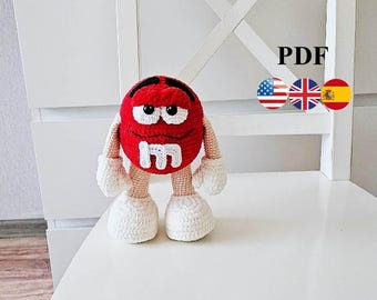 Amigurumi Häkelanleitung Candy. Süßes Amigurumi. Gehäkelte Süßigkeit. Süßigkeit häkeln.