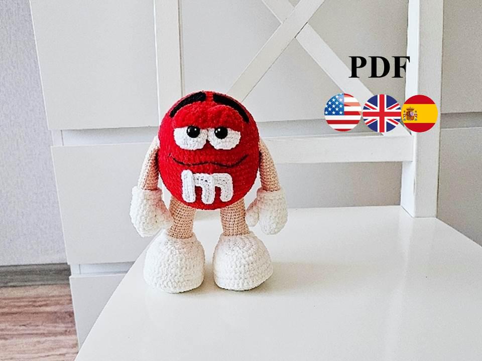 Amigurumi crochet pattern Candy. Candy amigurumi. Crochet Candy. Candy crocheting.