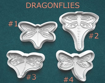 Dragonfly Cookie Cutters ~ Insect Clay Cutter ~ Dragonfly Decor ~ Bug Cookie Cutters ~ Sugar Cookie Cutters ~ Baking Supplies ~ Cookie Molds