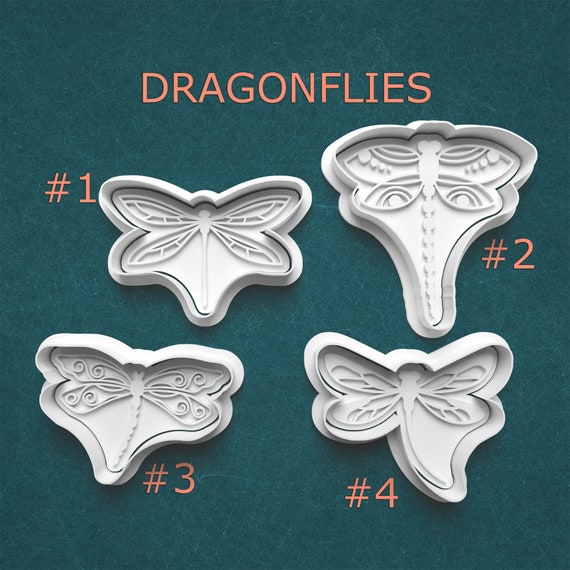 Dragonfly Cookie Cutters ~ Insect Clay Cutter ~ Dragonfly Decor ~ Bug Cookie Cutters ~ Sugar Cookie Cutters ~ Baking Supplies ~ Cookie Molds