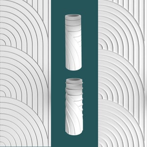 May include: A set of three ceramic mugs with a speckled, matte finish. The mugs are in shades of cream, light gray, and dark gray. Each mug has a simple, minimalist design, perfect for coffee or tea.