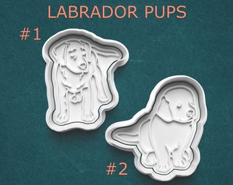 Labrador Cookie Cutter ~ Labrador Retriever Clay Cookie Cutter ~ Sugar Cookie Decorating ~ Dog Cookie Cutters ~ Dog Polymer Clay Cutter Gift