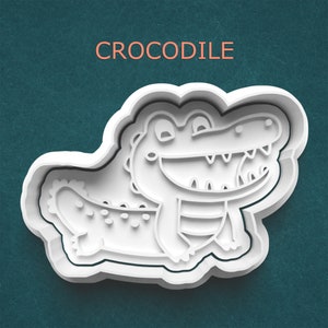 Crocodile Cookie Cutter ~ Alligator Clay Cutter ~ Desert Animal ~ Nature ~ Reptile Cookie Cutter ~ Florida Alligator ~ Nile Crocodile