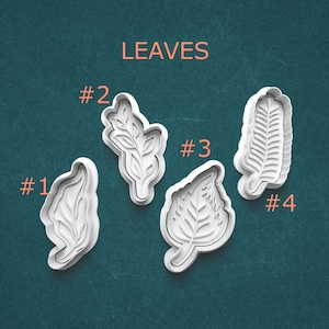 Leaf Cookie Cutters ~ Nature Clay Cutters ~ Polymer Clay Cutters ~ Tree Cutters ~ Decorative Leaf Cutters ~ Baking Supplies ~ Cookie Molds