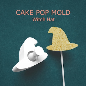 Witch Hat Cake Pop Mold ~ Halloween Cake Pop Maker ~ Witch Hat Shaped Cake Pops ~ Spooky Party Baking Tools ~ Fall Desserts