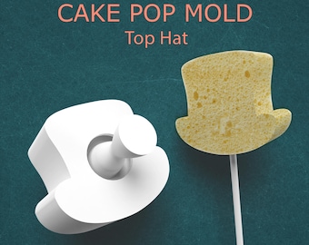 Top Hat Cake Pop Mold ~ Easy-Shape Cake Pop Press for Parties, New Year, Birthdays, Magic Themes & Celebration Treats