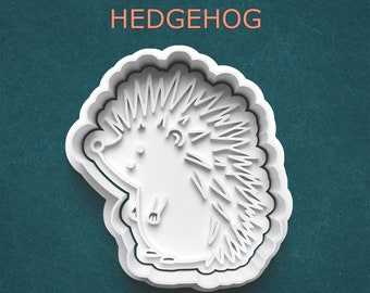 Hedgehog Cookie Cutter ~ Forest Animal Cutter ~ Polymer Clay Cutter ~ 3D Printed ~ Clay Craft Supplies ~ Cookie Mold ~ Kitchen Gifts